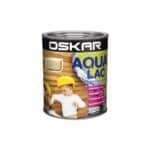 Lac pentru lemn Oskar Aqua Lac, incolor, lucios, pe bază de apă, 0.75L