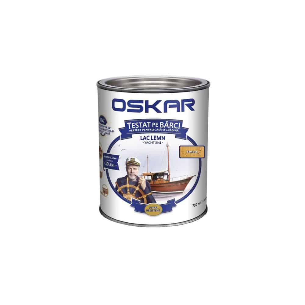 Lac pentru lemn Oskar Yacht 3în1, culoare Bambus, 2.5L - imagine 1