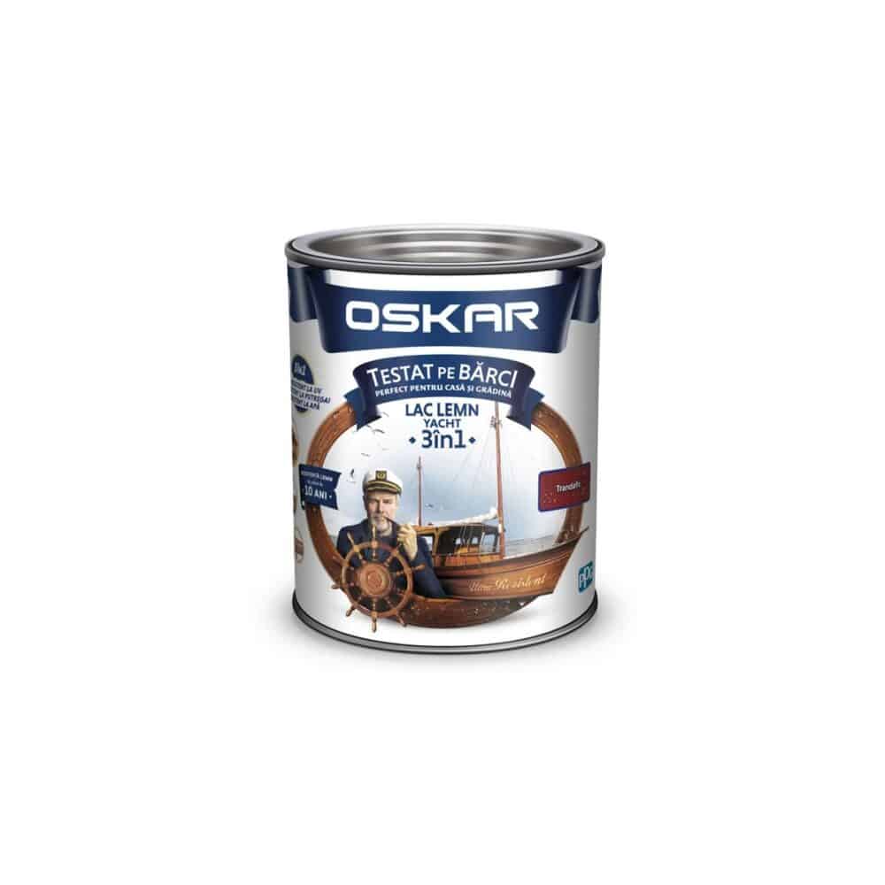 Lac pentru lemn Oskar Yacht 3în1, culoare Trandafir, 0.75L - imagine 1