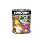 Lac pentru lemn pe bază de apă Oskar Aqua Lac, Nuc, 2.5L