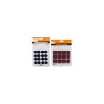 Set 12 pastile autoadezive protecție mobilier Evotools 655222, pătrate, 28x28x3 mm