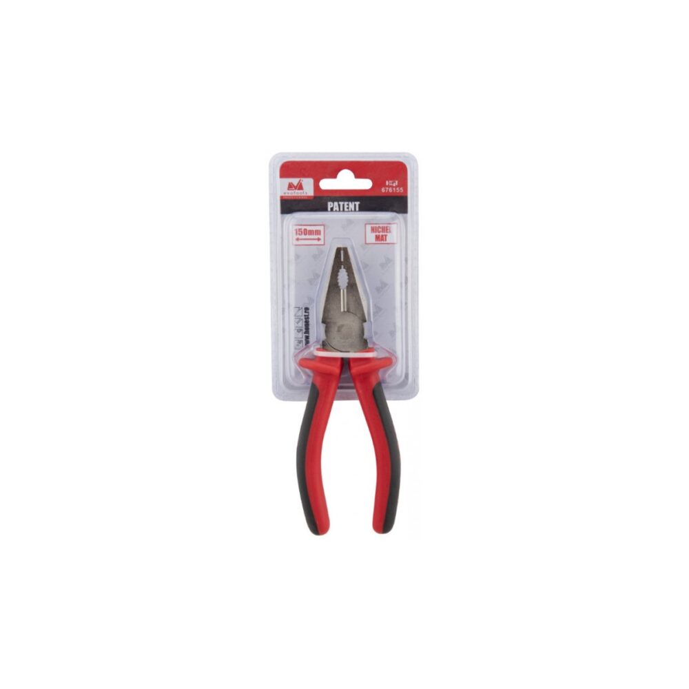 Clește combinat (Patent) Evotools Professional HGT676156, 150 mm, Nichel mat - imagine 2