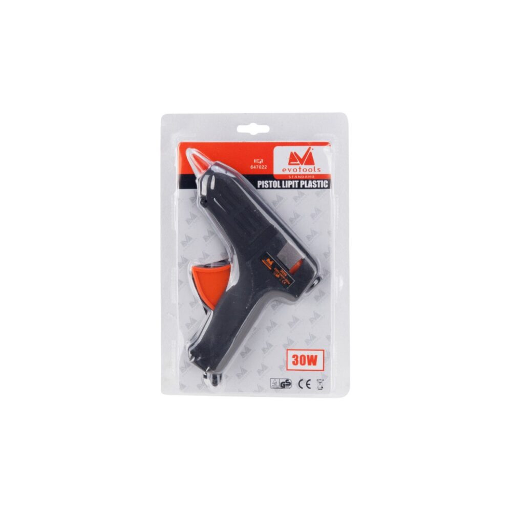 Pistol de lipit cu silicon Evotools Standard 647022, 30W - imagine 2
