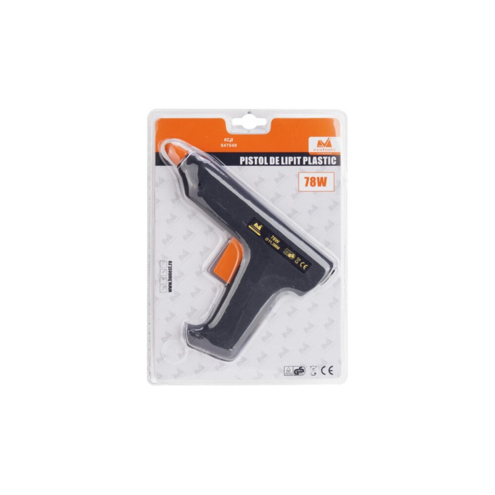 Pistol de lipit cu silicon Evotools HGT647049, 78W, 11.3mm - imagine 2