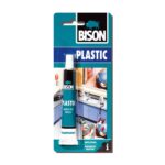 Adeziv Bison Plastic pentru plastic rigid și PVC, transparent, 25 ml