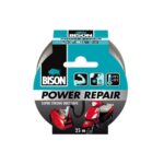 Bandă adezivă universală Bison Power Repair, gri, 50 mm x 25 m