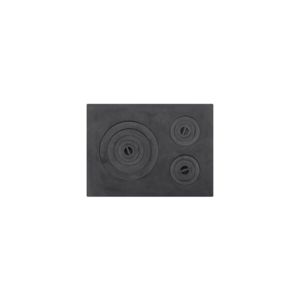 Plită din fontă pentru sobă cu 3 ochiuri Honest HGT660510 - imagine 1