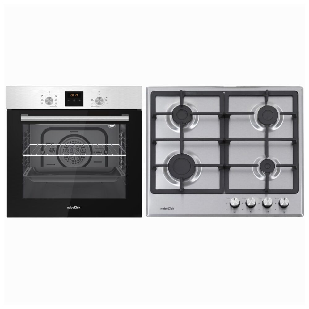 Cuptor încorporabil electric Nobeltek NBIO 627IX-1, Inox, Convecție - imagine 1