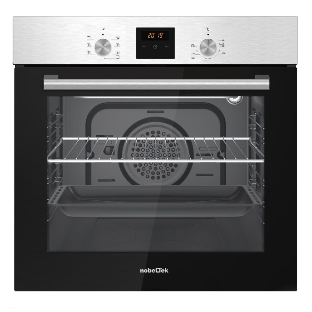 Cuptor încorporabil electric Nobeltek NBIO 627IX-1, Inox, Convecție - imagine 2