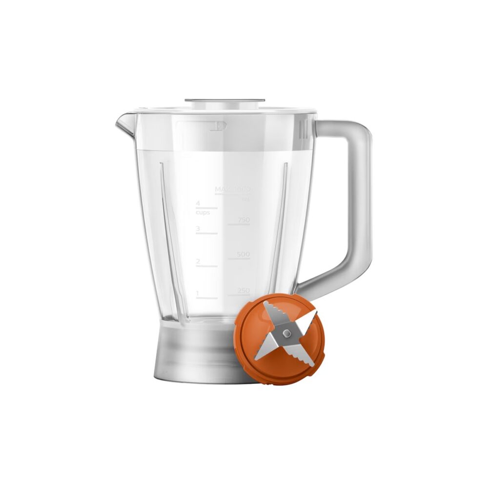 Robot de bucătărie Philips HR7320/00, 700W, bol 1.5L, blender 1L, 2 viteze + Pulse - imagine 4