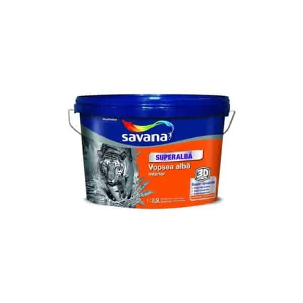 Vopsea lavabilă interior Savana Superalbă cu 3D Activ, 8.5L - imagine 1