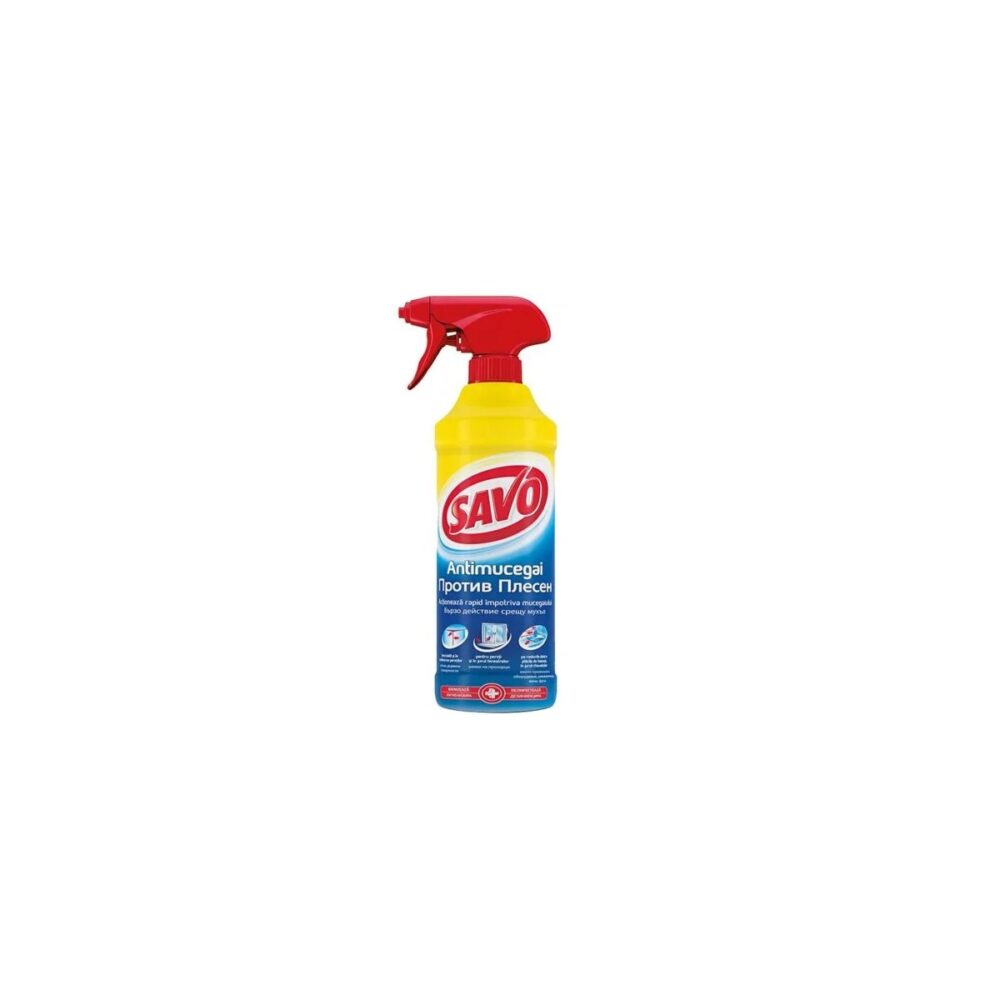 Soluție antimucegai Savo, spray 500 ml - imagine 1