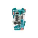 Set 24 piese șurubelniță cu clichet, biți și chei tubulare TOTAL TACSD30246, Cr-V