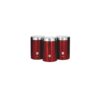 Set 3 recipiente condimente Berlinger Haus BH-1343, Metallic Line Burgundy Edition - imagine 1
