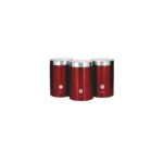Set 3 recipiente condimente Berlinger Haus BH-1343, Metallic Line Burgundy Edition