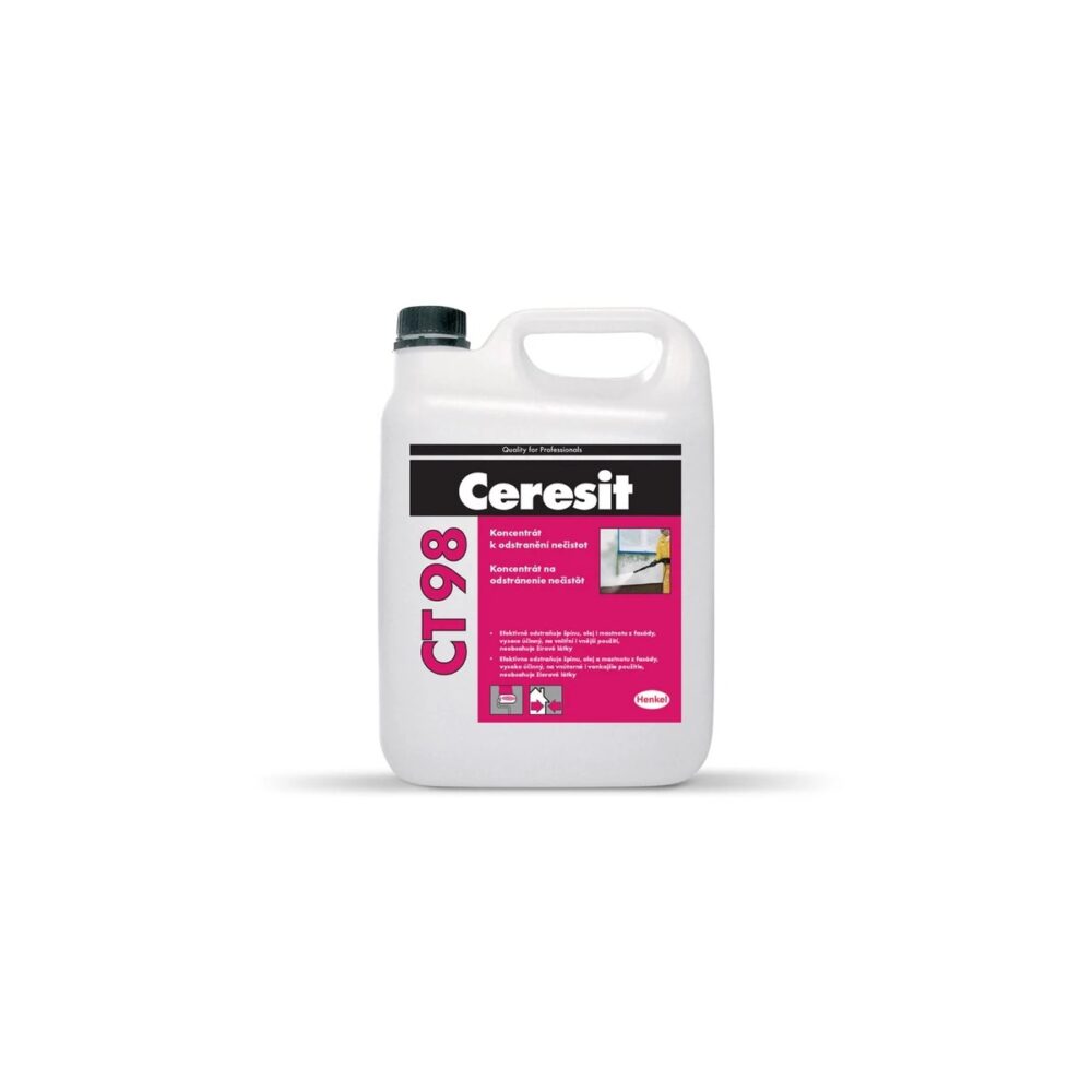 Soluție curățare beton și fațade Ceresit CT 98, Concentrat, 5L - imagine 1