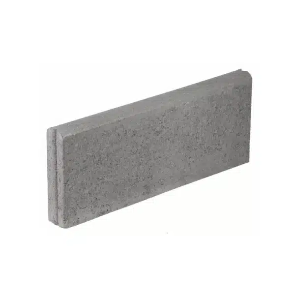 Bordură din beton pentru trotuar, gri, 50 x 10 x 15 cm