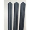 Riglă metalică pentru gard MTC, Gri Mat RAL 7016, lungime 2 m - imagine 2