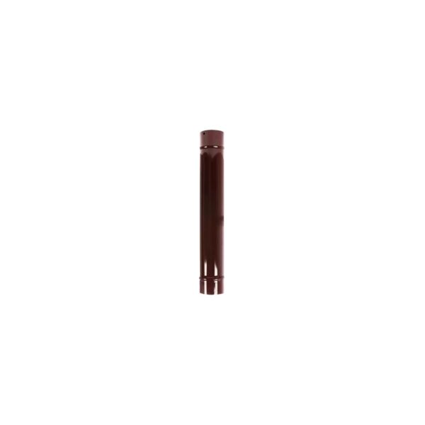 Burlan emailat pentru sobă, maro, diametru 120 mm - imagine 1