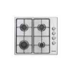 Plită încorporabilă pe gaz Heinner HBHV4IEIX, 4 arzătoare, Inox