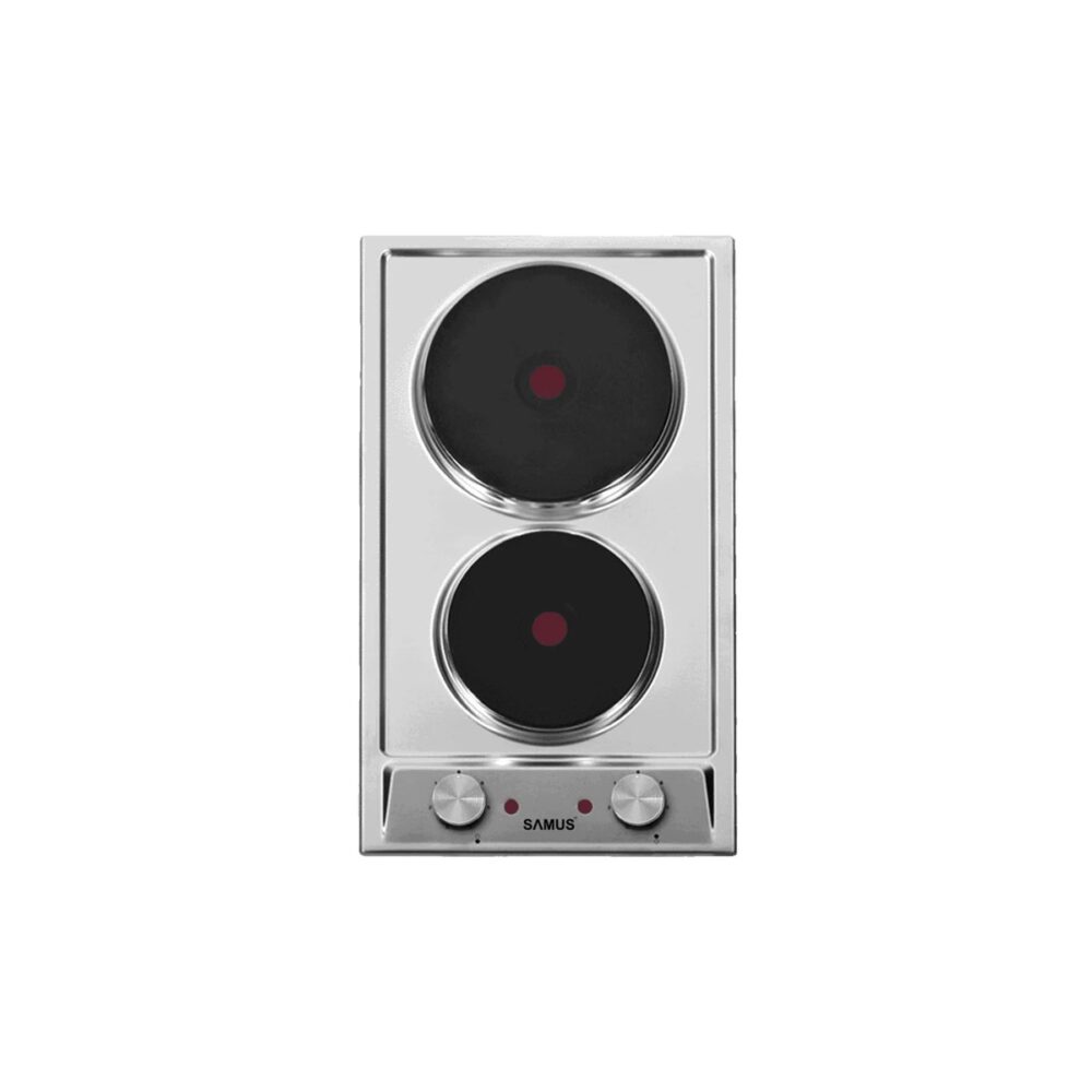 Plită electrică incorporabilă Samus PSE325X, 2 zone de gătit, Inox - imagine 1