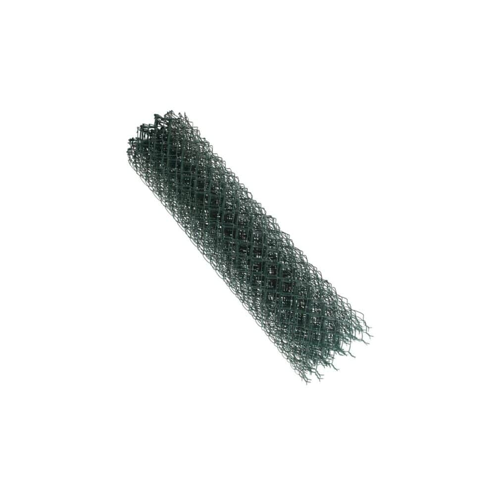 Plasă împletită pentru gard, verde, 2 x 10 m, grosime fir 2.6 mm - imagine 1