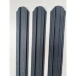 Riglă metalică pentru gard MTC, Gri Mat RAL 7016, lungime 1.7 m