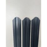 Șipcă metalică gard MTC, Gri Antracit RAL 7016 Lucios, 1.5 m, 0.4 mm