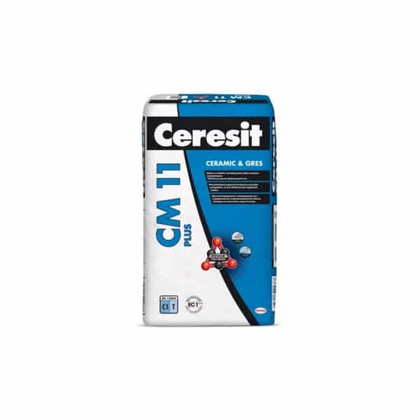 Adeziv gresie și faianță Ceresit CM 11 Plus, Gri, 25 kg - imagine 1