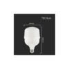 Bec LED V-TAC T80, 20W, E27, 2060 lm, lumină albă neutră 4000K - imagine 3