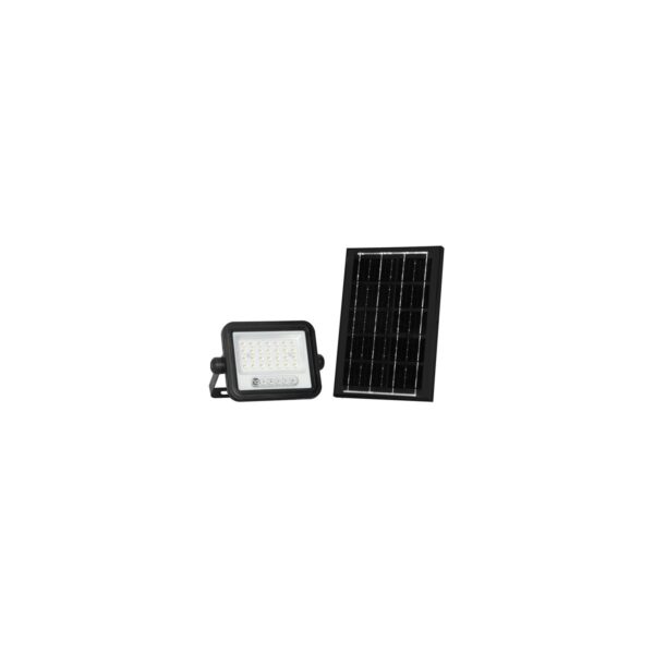 Reflector LED Solar V-TAC 50W, 700 lm, cu Panou Solar și Telecomandă - imagine 1