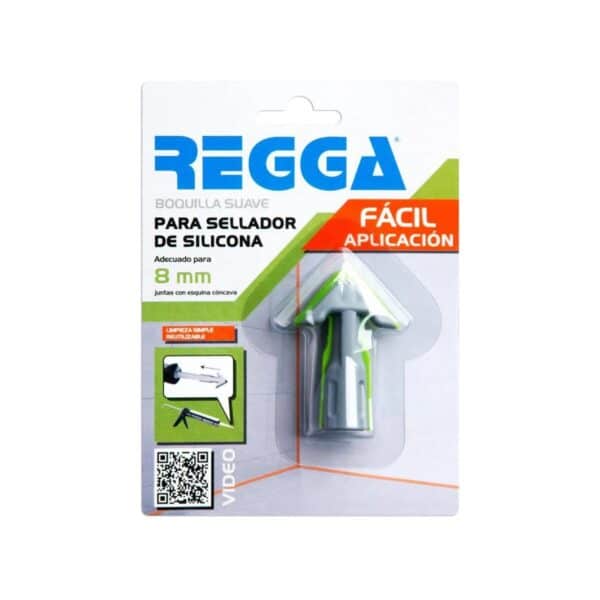 Aplicator silicon Regga, 8 mm, verde - imagine 1