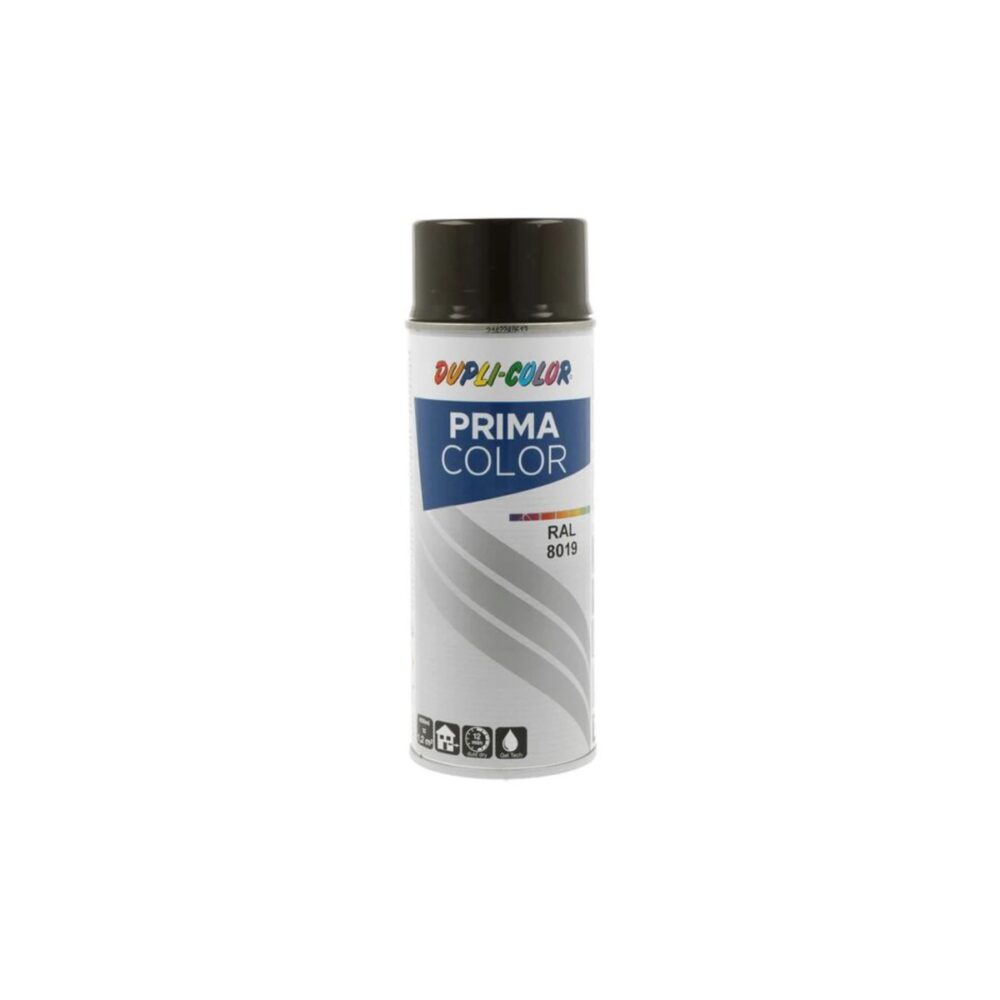 Vopsea spray Dupli-Color Prima Color RAL 8019 Maro Gri 400ml - imagine 1