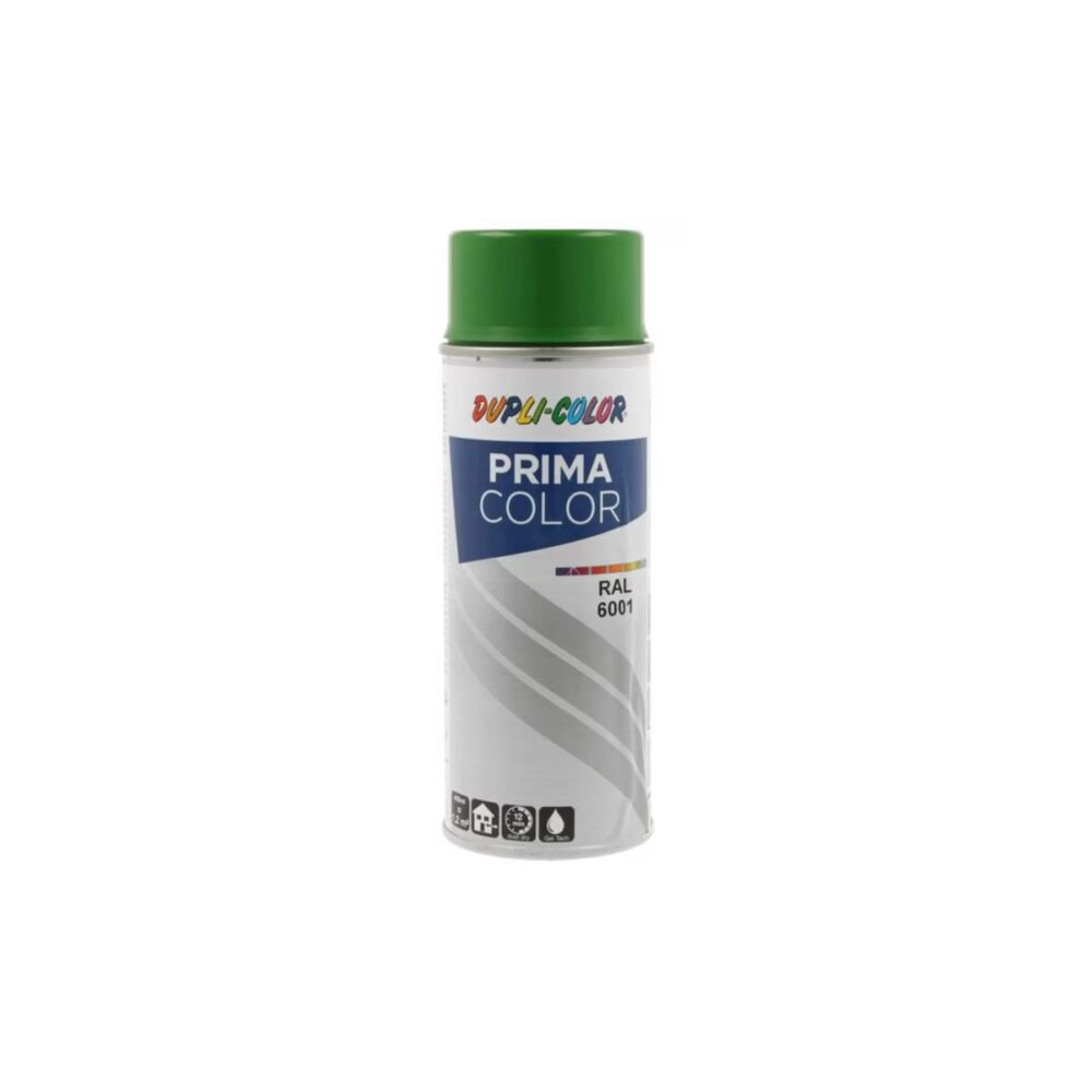 Vopsea spray Dupli-Color Prima Color, RAL 6001 Verde Smarald, 400 ml - imagine 1
