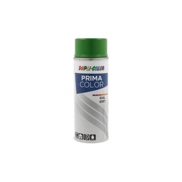 Vopsea spray Dupli-Color Prima Color, RAL 6001 Verde Smarald, 400 ml - imagine 1