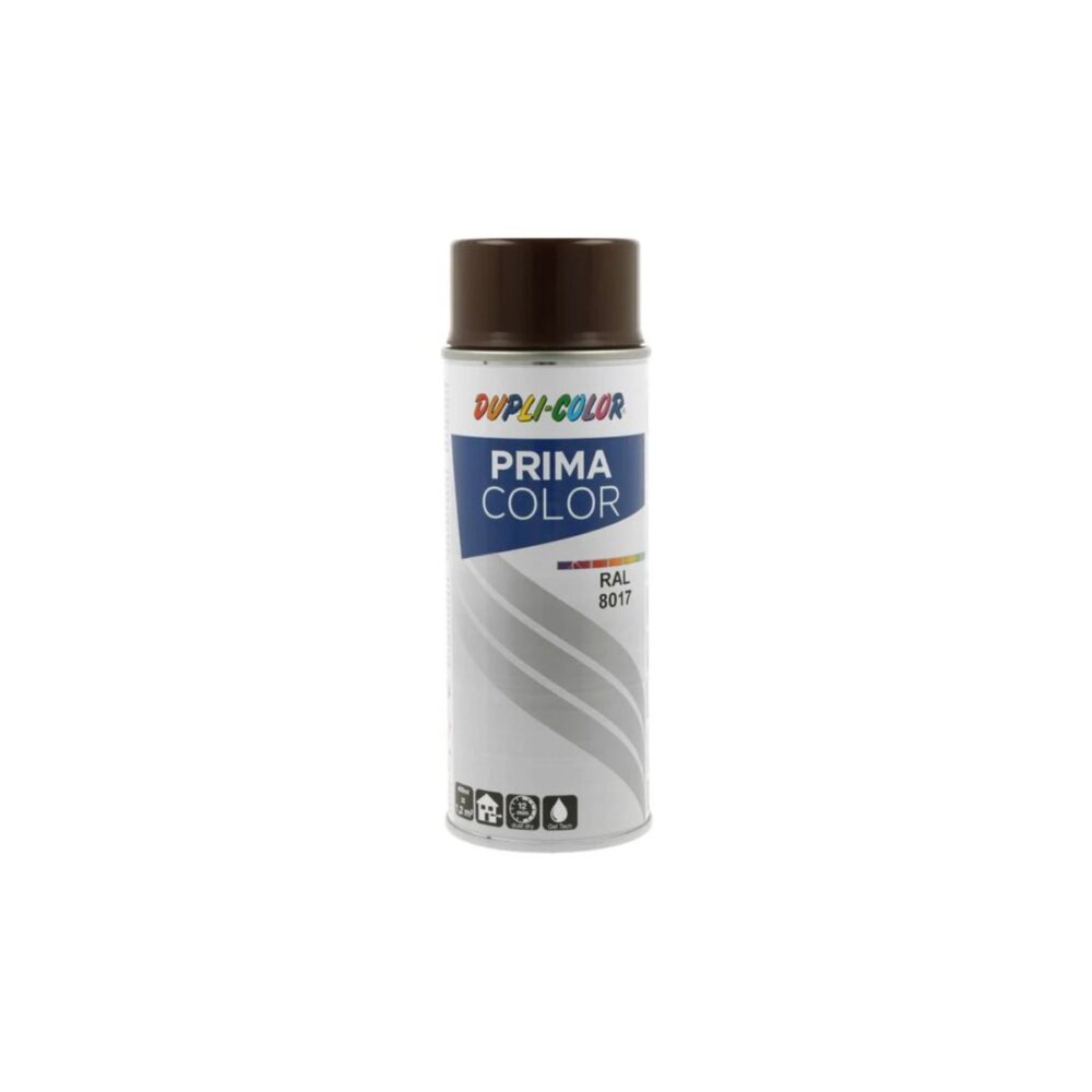 Vopsea spray Dupli-Color Prima Color RAL 8017 Maro Ciocolatiu, 400ml - imagine 1