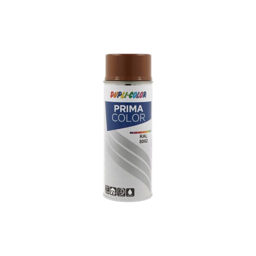 Vopsea spray Dupli-Color Prima Color RAL 8002 Maro Semnal 400ml - imagine 1