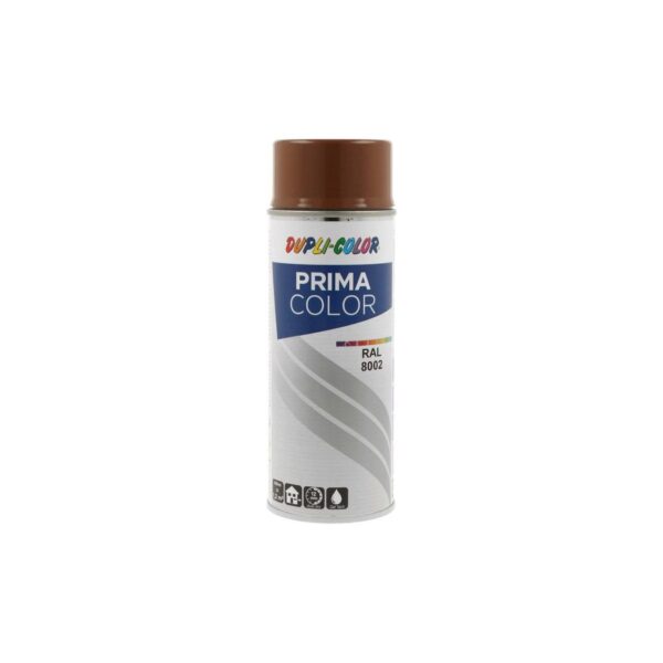 Vopsea spray Dupli-Color Prima Color RAL 8002 Maro Semnal 400ml - imagine 1