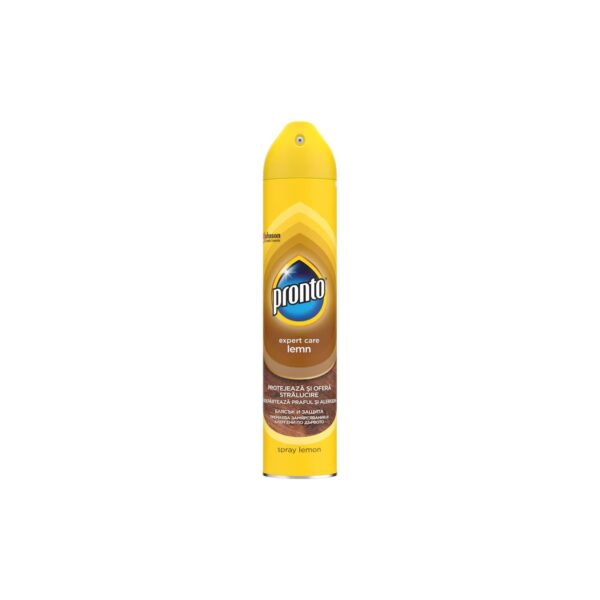 Spray curățare mobilă Pronto Expert Care Lemn, Lămâie, 300 ml - imagine 1