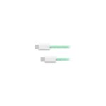 Cablu USB Type-C la USB Type-C Kruger&Matz KM12721G, 1m, înveliș textil, verde
