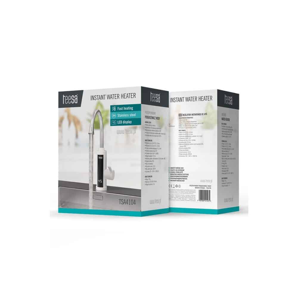 Robinet electric instant Teesa TSA4104, 3000W, afișaj LED, montare pe blat - imagine 4