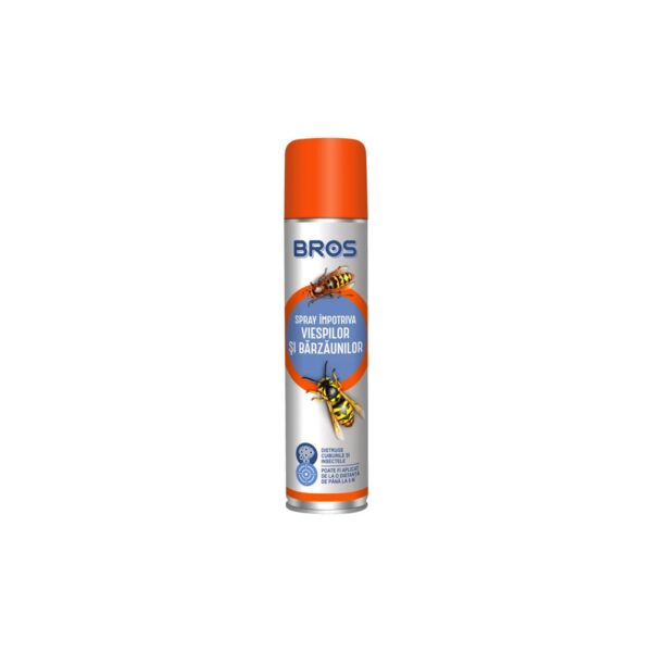 Spray împotriva viespilor și bărzăunilor Bros, tip extinctor, 600 ml - imagine 1