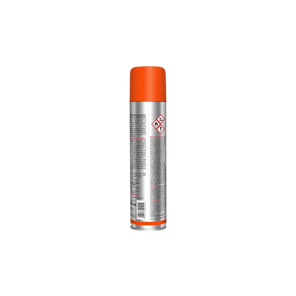 Spray împotriva viespilor și bărzăunilor Bros, tip extinctor, 600 ml - imagine 2