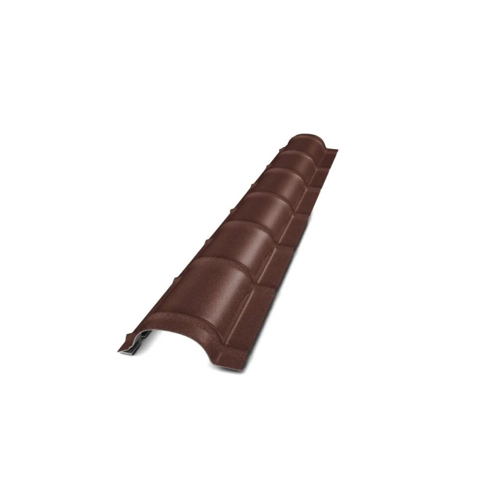 Coamă mică Bilka, Maro RAL 8017, grosime 0.4 mm, finisaj lucios - imagine 1