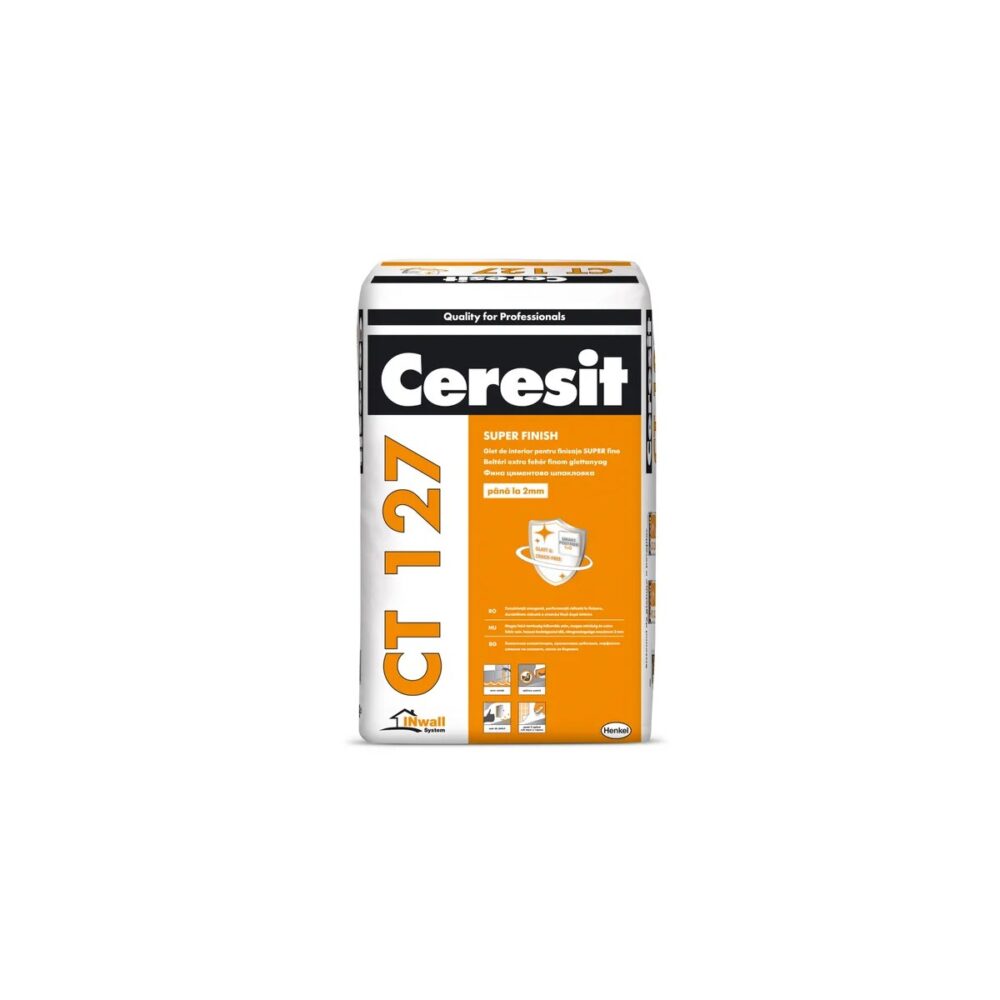Glet de finisaj Ceresit CT 127, interior, 20 kg - imagine 1