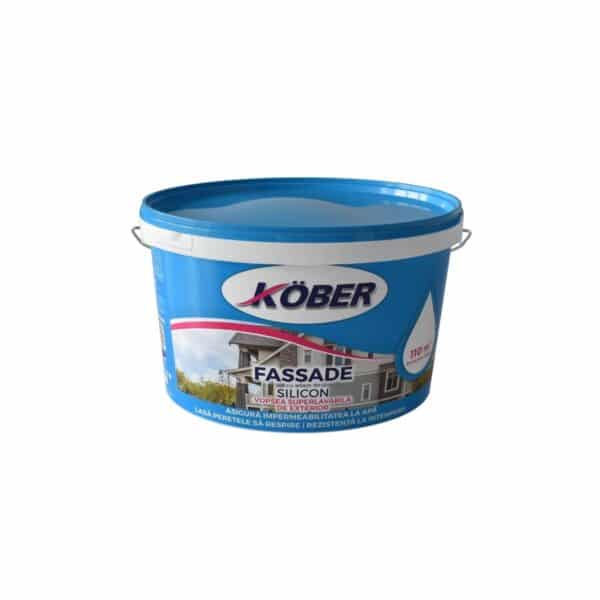 Vopsea lavabilă exterior Köber Fassade cu silicon, 3L - imagine 1
