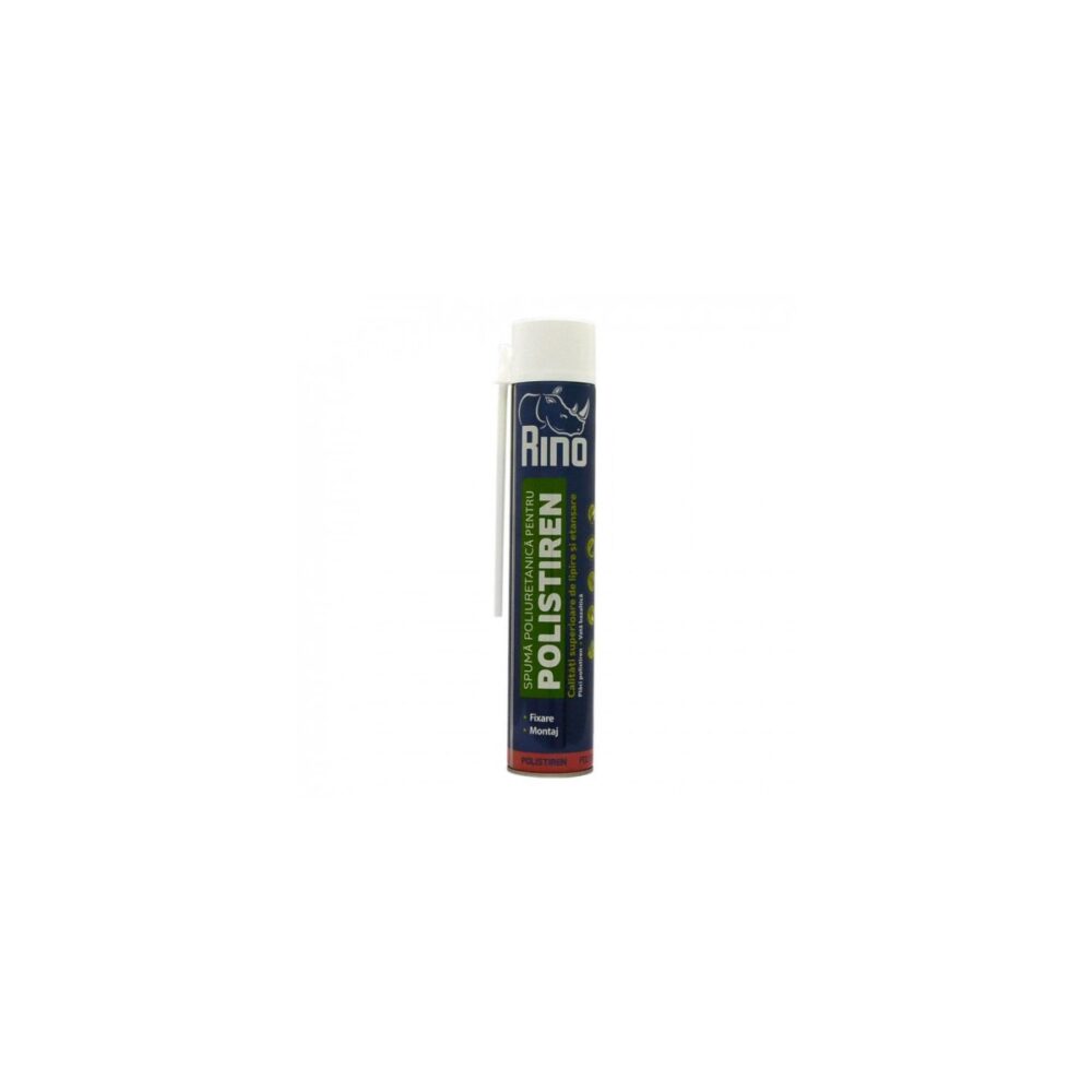 Spumă poliuretanică manuală pentru polistiren Rino, 750 ml - imagine 1