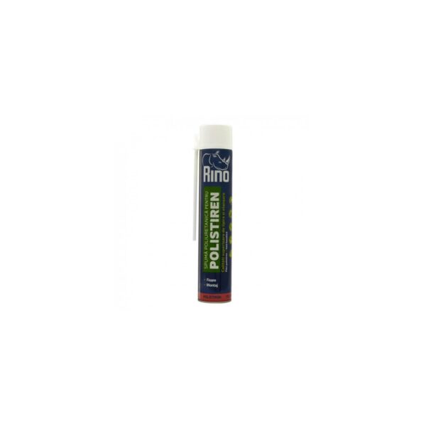 Spumă poliuretanică manuală pentru polistiren Rino, 750 ml - imagine 1