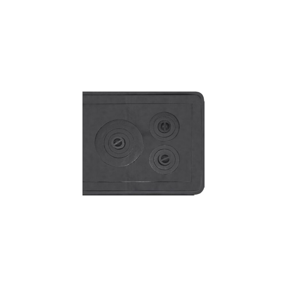 Plită din fontă pentru sobă Honest HGT660090 cu 3 ochiuri - imagine 1