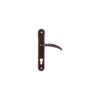 Mâner cu șild pentru ușă Evotools HGT642049, maro, tip cilindru - imagine 1